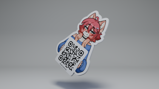 Catniplewds QR-Code / Sticker