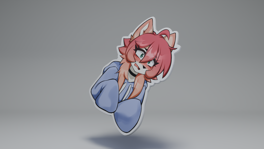 Irritated Yumi / Furry Sticker