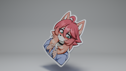Shy Yumi / Furry Sticker