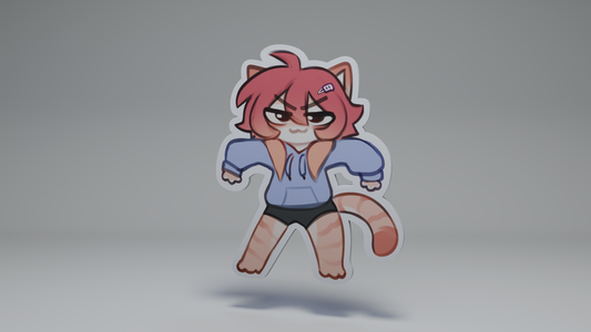 Ready to Attack Yumi / Doodle Sticker