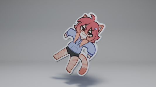Ready to Attack Yumi / Doodle Sticker