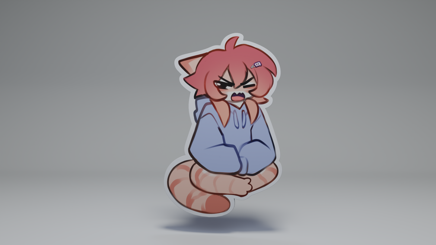 Angry Yumi / Doodle Sticker