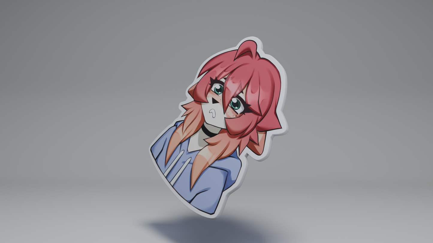 Shocked Yumi / Furry Sticker