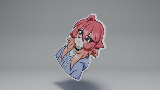 Shocked Yumi / Furry Sticker