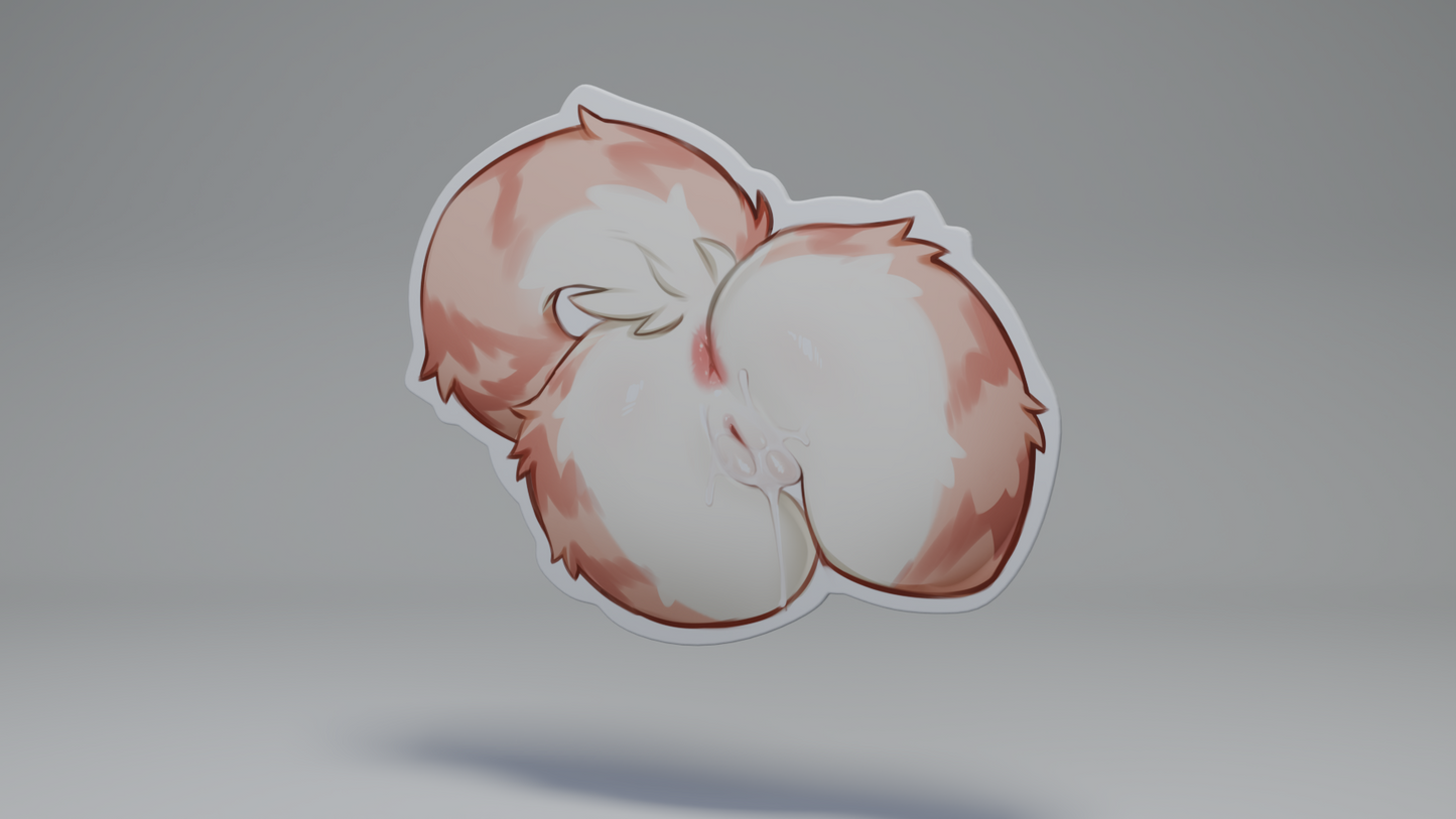 Tail-Perspective Yumi / NSFW Furry Sticker