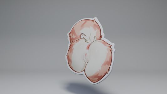 Tail-Perspective Yumi / NSFW Furry Sticker